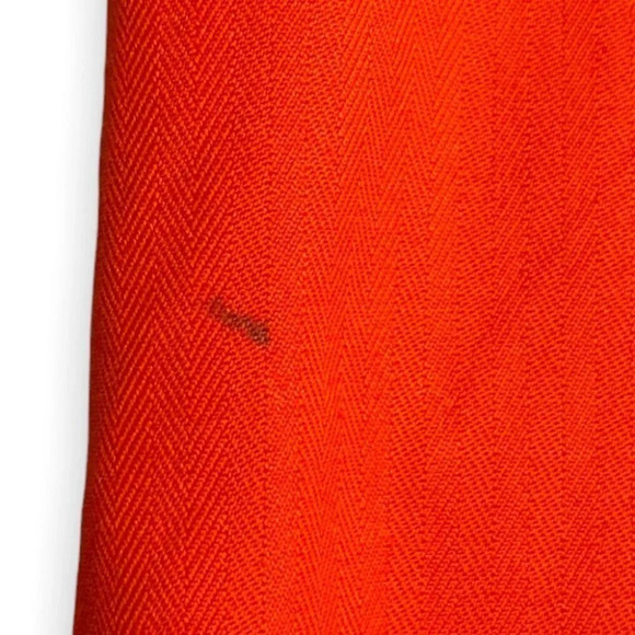 J. Crew Factory Suiting Pleated Dress with Pockets - 36740 CER Orange - Picture 9 of 11